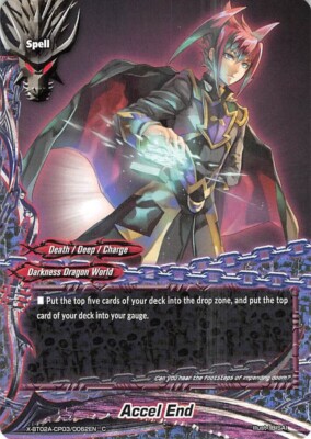Future Card Buddyfight Accel End X-BT02A-CP03/0062EN C Darkness Dragon Welt