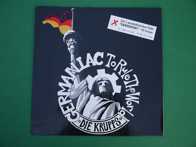 Die Krupps - Germaniac to rule the world LP Schallplatte 12'' 1990 MMM 0010