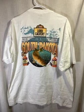 Lord Calvert (South Dakota Anglers/Walleye) White XL Cotton NOS T Shirt T4
