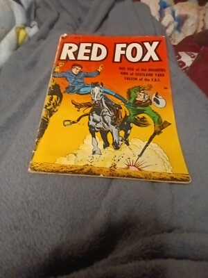 Red Fox 15 A-1 108 Magazine Enterprises 1954 Golden Age L.b Cole Undercover Girl