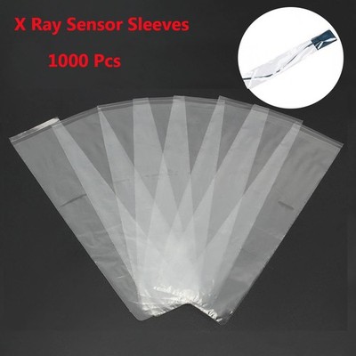 1000Pcs/Box Dental X-Ray Sensor Covers Disposable Sensor Sleeves 1-3/5''X8''
