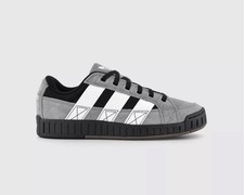 Adidas Old school Trainers, Scateboard Trainers, Grey With White Stripes, Size 9