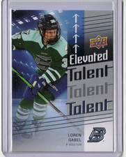 LOREN GABEL 24/25 2025 Upper Deck PWHL Elevated Talent Card #ET-18 Boston Fleet
