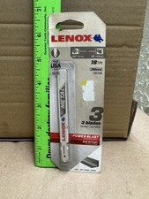 Pk Of 3, Lenox Jigsaw Metal Blade, Made In USA, T-shank
