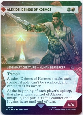 Alexios, Deimos of Kosmos (Showcase) Foil U Assassin's Creed 134 NM