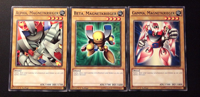 Yu-Gi-Oh! Alpha, Beta, Gamma, Magnetic Warrior, YGLD-DEB11-13, Common, 1st A., NM