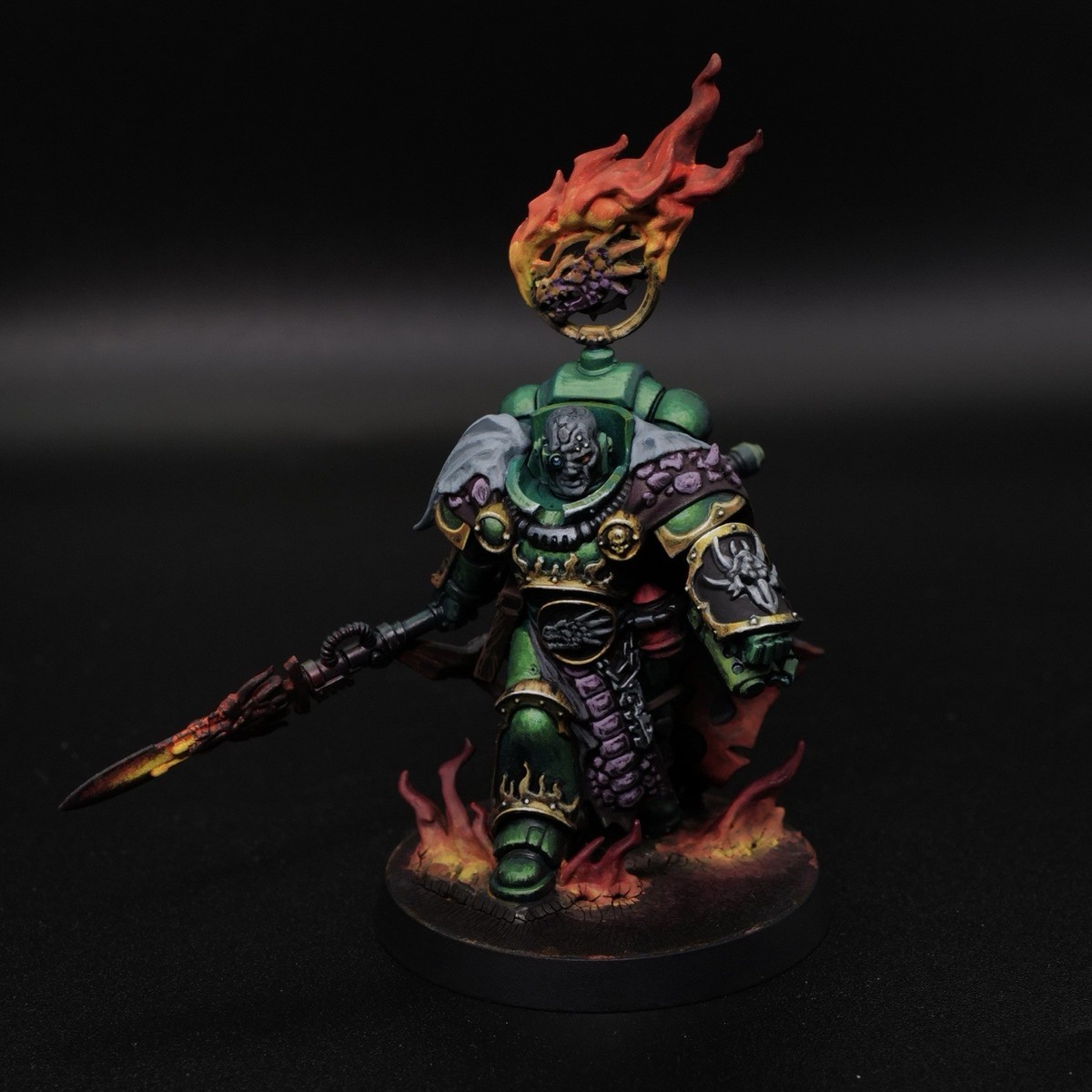 Commission] Vulkan He'Stan Warhammer 40k Salamanders | eBay