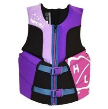 Hyperlite Youth Life Vest, USCG Approved 55-88 lbs Purple Black NWT