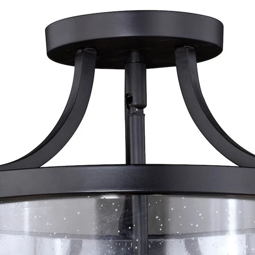 VAXCEL C0175 Holbrook 15.75-in W Bronze Bulb Semi Flush Mount Ceiling Light - Picture 4 of 9