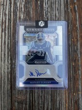2023 Panini Draft Picks Mataeo Durant Sensational Signatures Auto Duke Football…
