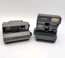Polaroid Lot OneStep Flash 600  Spectra System Instant Film Camera w/ Strap