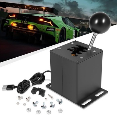PC USB H Gear Shifter Sim Racing Game For Logitech G29 G27 G25 G920 T300RS/GT