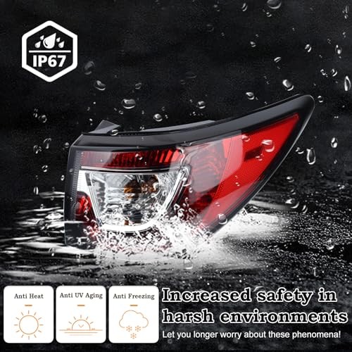 Tail Light Assembly Compatible for 2013-2017 Chevy Right Passenger Side - Picture 7 of 7