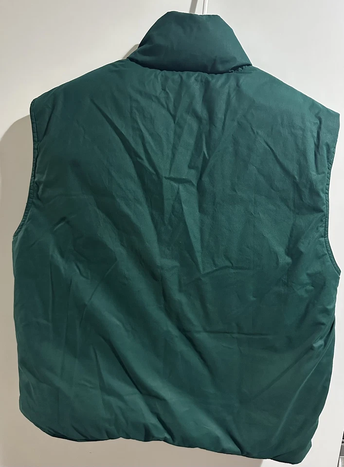 Eddie Bauer Vintage Women’s Green Goose Down Puffer Vest XL Gorpcore Outdoor - Image 2 of 3
