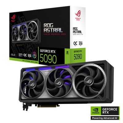 ASUS ROG Astral GeForce RTX 5090 OC 32GB ROG-ASTRAL-RTX5090-O32G-GAMING Grafi...