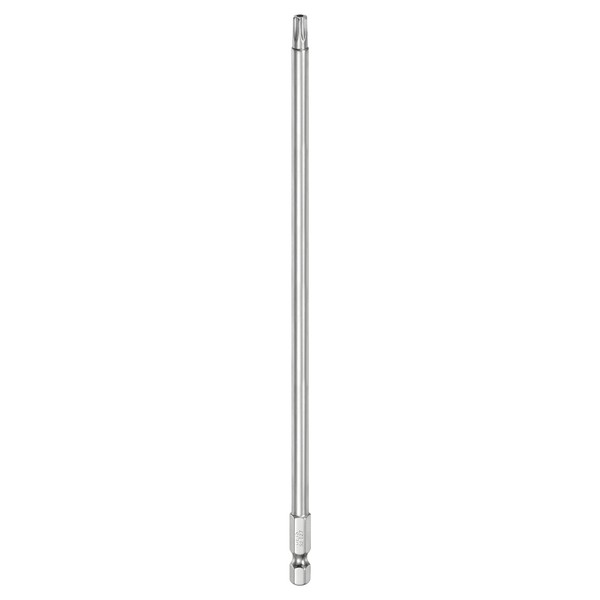"1 StüCk T27 Sicherheits Torx Bit 1/4\" Sechskantschaft 8\" Lang S2 Stahl"-image
