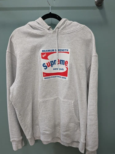 Sweat à capuche gris Supreme S21 Shine taille L