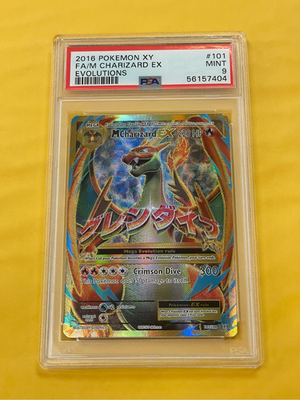 2016 Pokemon XY Evolutions M Charizard EX FA #101/108 PSA 9 | eBay