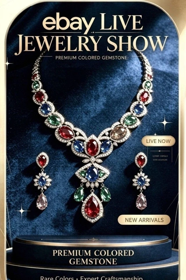 SH💎Exquisite Gem Reveal | 🔥Limited Live Show of Inlaid Luxury Jewelry