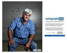 Jay Leno Signed Autographed 11x14 Photo Jay Leno's Garage Tonight Show ACOA PSA