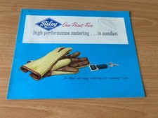 RILEY ONE POINT FIVE BROCHURE C1960