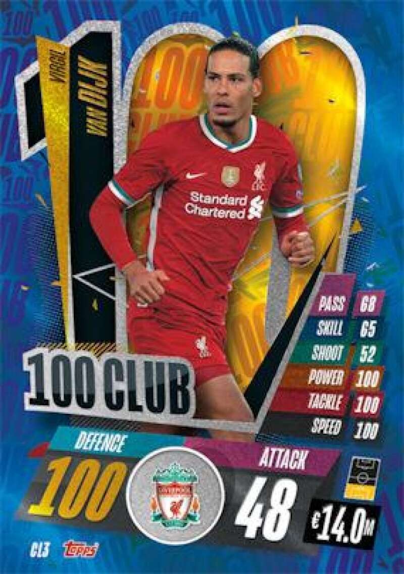 2020-21 Topps Match Attax UEFA Champions League 100 Club #CL3
