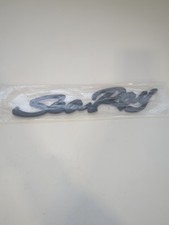 OEM 1PC SEA RAY SCRIPT MATTE BLACK EMBLEM LOGO 12-3/4