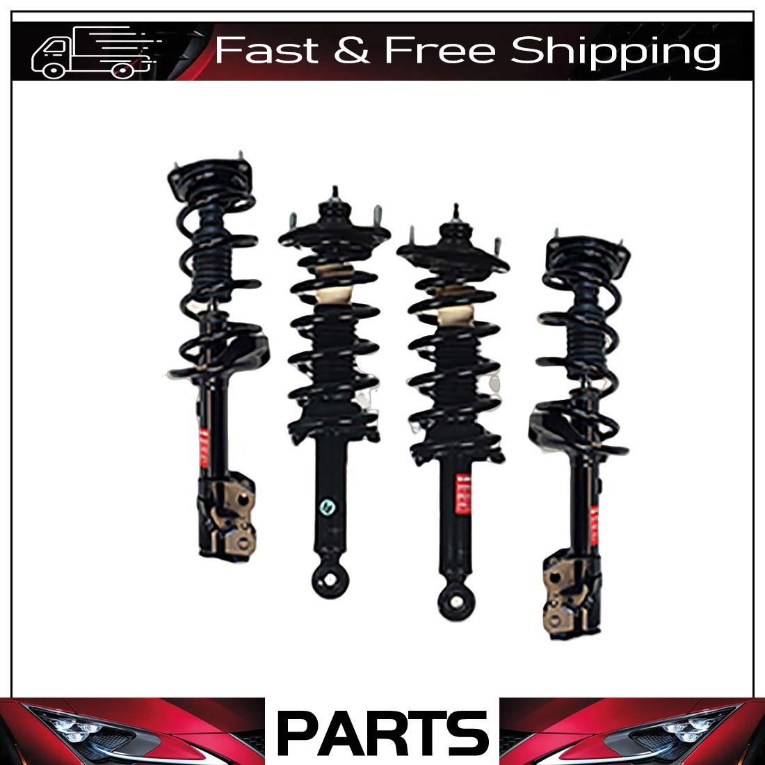 Monroe Suspension Front & Rear Struts Fits 2015-2016 Honda CR-V 4wd