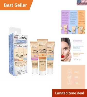 Mybrows 3-Step Care Kit for Flawless Temporary Tattoos - Safe for All Skin Types