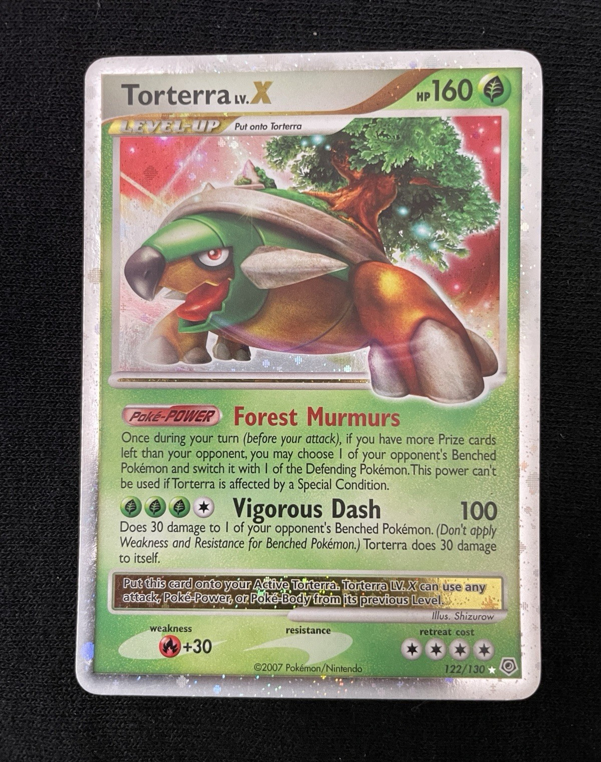 Torterra LV.X 122/130 Diamond & Pearl Ultra Rare Holo Pokemon Card
