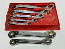 Mac Tools Usa 7pc Metric 7mm-21mm Offset Ratcheting Box End Wrench W Tray