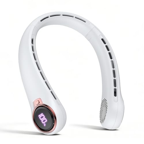 ACELIFE Portable Neck Fan, Wearable Personal Leafless  Assorted colors 