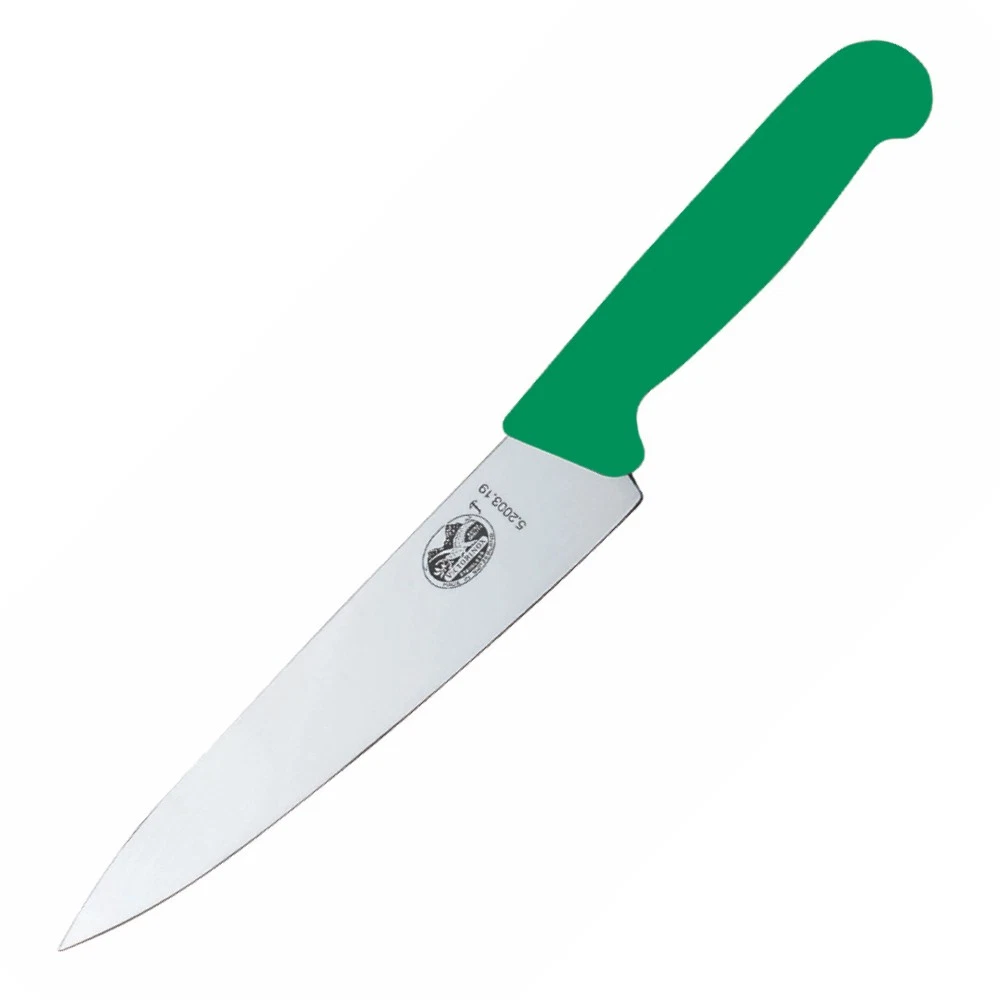 Victorinox Cook's Chef Carving Knife 19cm Green Fibrox 5.2004.19