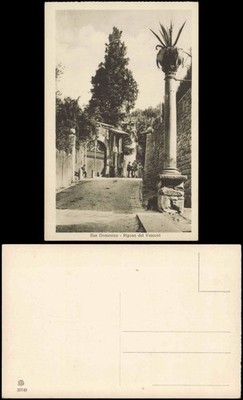 Cartolina Fiesole San Domenico Riposo dei Vescovi 1912 Toscana Toskana
