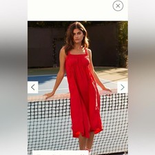 nwt daily practice by anthropologie Keeseville Sleeveless SmockedDress small