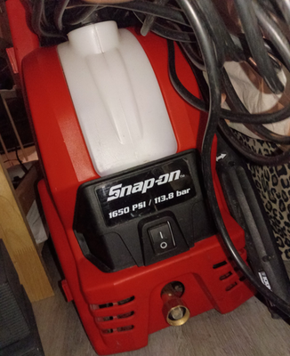 #ad Snap on 1650 PSI Corded Electric Cold Water Pressure Washer w Carry Handle $110.00