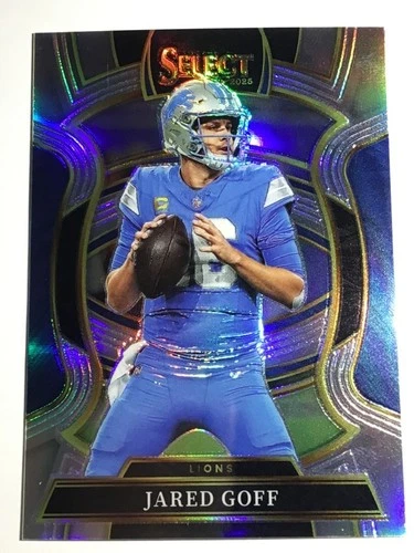 2025 Panini Select - Concourse - Silver Prizm - Jared Goff - #69 - Detroit Lions