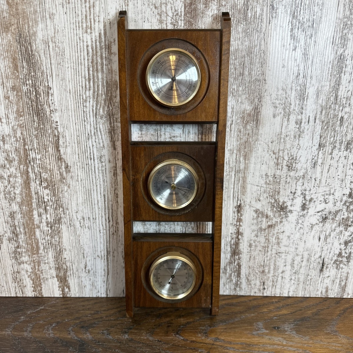 Vintage Springfield Weather Station Barometer Thermometer Humidity