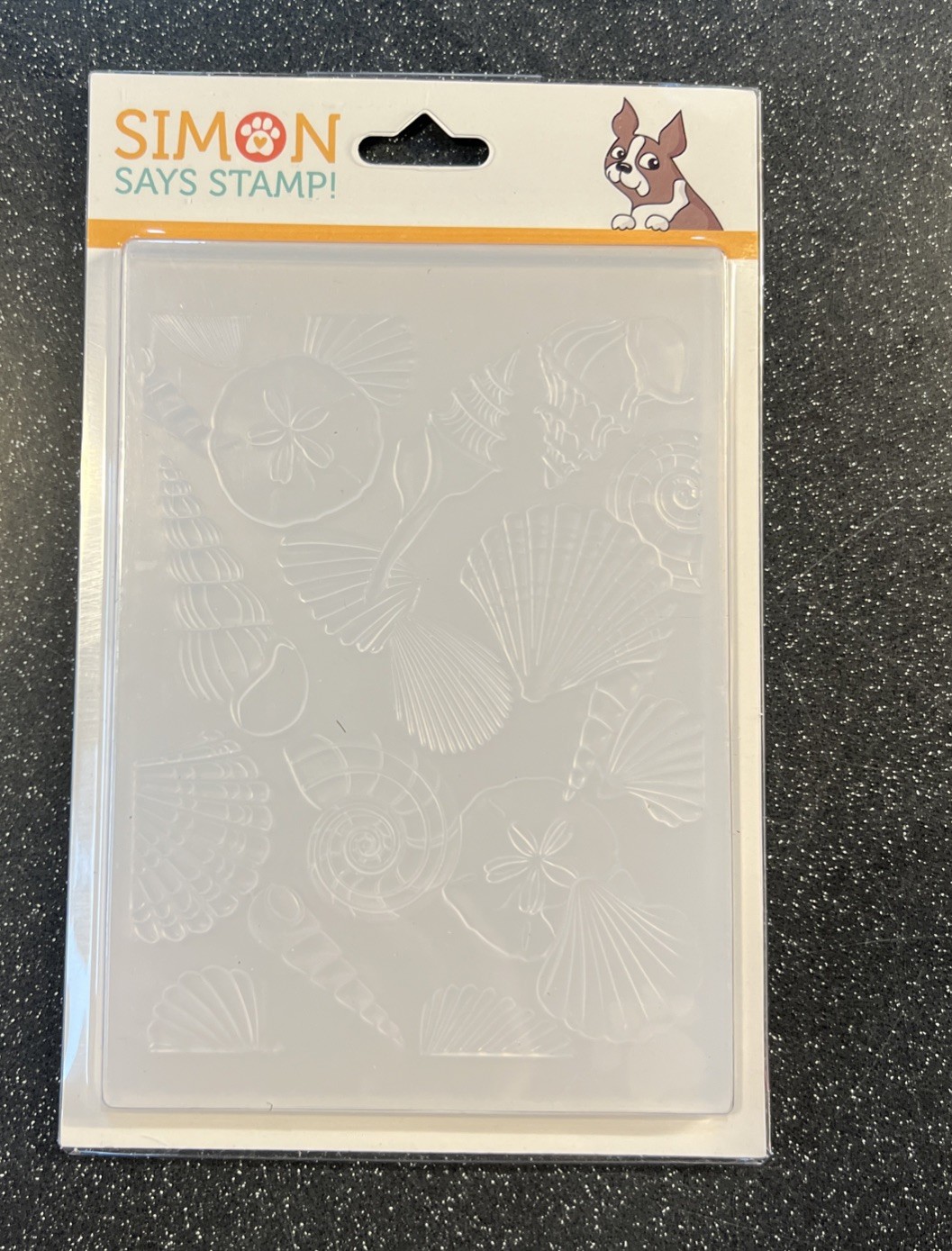 Simon Says Stamp Sensational Seashells Embossing Folder & Cutting Dies~New