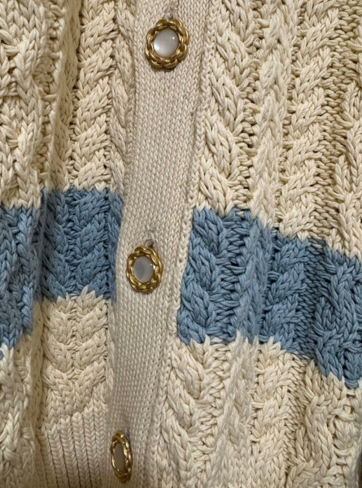 Lacoste × Golf LE FLEUR Collaboration Knit Cardigan Jacket Size XL thumbnail 7