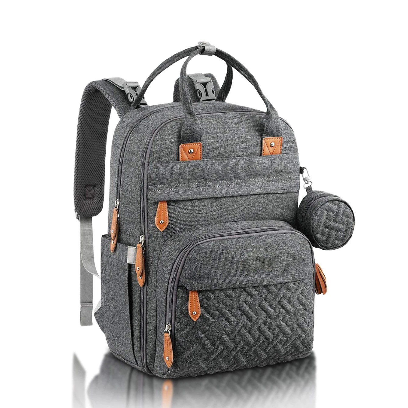 Baby Diaper Changing Bag Mummy Nappy Backpack Hospital Bag with Changing Mat
Opens in a new window o