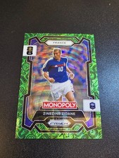 2026 Panini prizm world cup Monopoly soccer green wave-Zinedine Zidane
