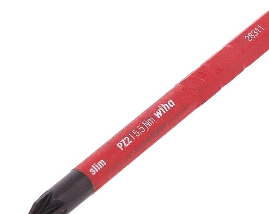 Interchangeable Blade; Insulated; Pozidriv®; PZ2; - WIHA.2831-12/PZ2 | EU Stock-image