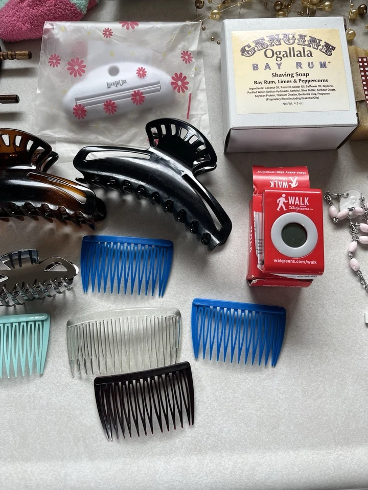 Заколки заколки Scrunchies кожаный бумажник ароматизированный воск мыло шаг счетчик лот - Изображение 3 из 4