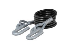 Curt 70008 84" x 3/8" Diameter Tow Bar Safety Cable With Hooks (7,500lbs)