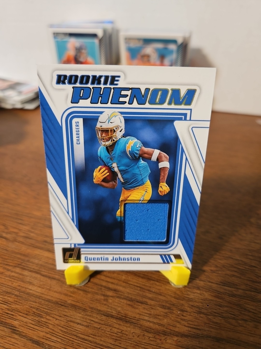 Quentin Johnston Panini Donruss Rookie Phenom Jerseys #RPJQJOH Base