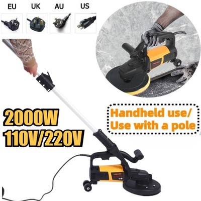 Handheld Rough Grinder Electric Cement Mortar Wall Concrete Floor Plasterer New