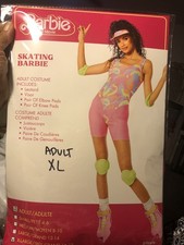 New BARBIE The Movie Skating Barbie Adult Womens Halloween Costume XL