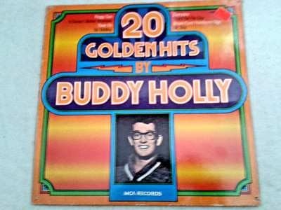 LP Buddy Holly - 20 Golden Hits by Buddy Holly  1975  VINYL TOP ZUSTAND !!   B7