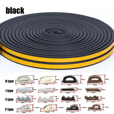 5M/10M Weather Stripping Door Seal Strip Diep Window Insulation Noise Rubber Sea